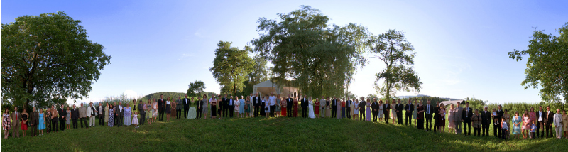 wedding panorama